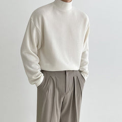 Thickened Versatile Solid Cotton T-Shirt for Men