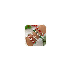 KummerSaprk Christmas Bracelet Womens Gifts for Christmas Snowflake Christmas Tree Bracelets Christmas Charm Bracelets Christmas Accessories Jewelry Christmas Stockings Stuffers