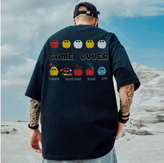 Hip Hop Oversize T-Shirt Men Cartoon Bear Streetwear