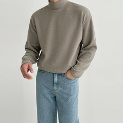 Thickened Versatile Solid Cotton T-Shirt for Men