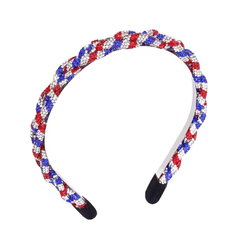 Patriotic Crystal Headband