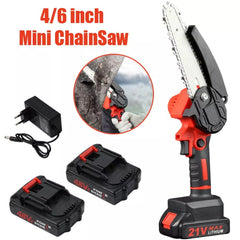Cordless Mini Electric Chainsaw for Gardening and Woodwork