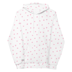 PETIT BOW HOODIE • WHITE