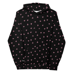 PETIT BOW HOODIE • BLACK