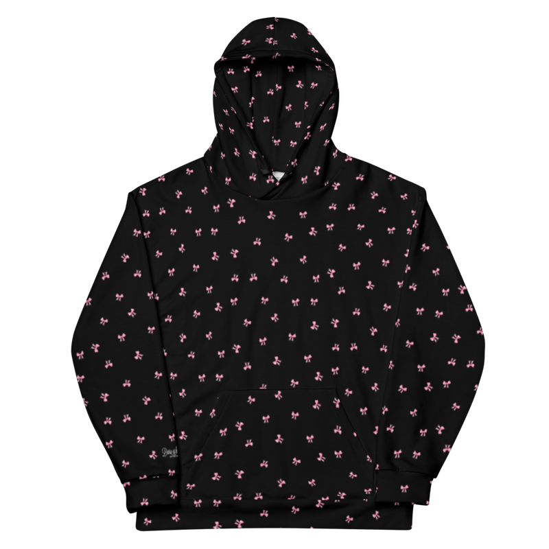 PETIT BOW HOODIE • BLACK