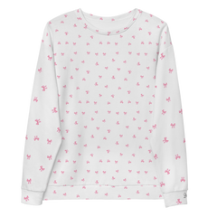 PETIT BOW SWEATSHIRT • WHITE