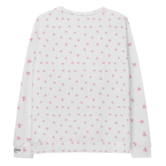 PETIT BOW SWEATSHIRT • WHITE