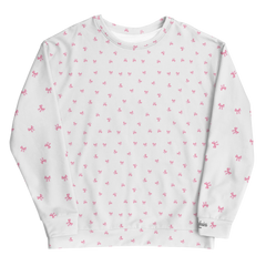 PETIT BOW SWEATSHIRT • WHITE
