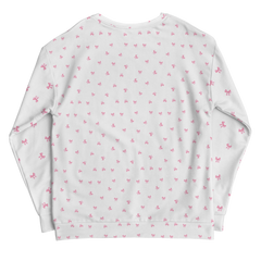 PETIT BOW SWEATSHIRT • WHITE