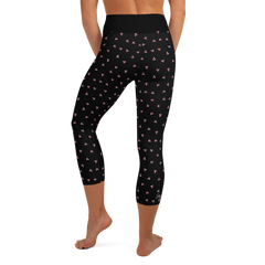 PETIT BOW CAPRI LEGGINGS • BLACK