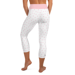PETIT BOW CAPRI LEGGINGS • WHITE